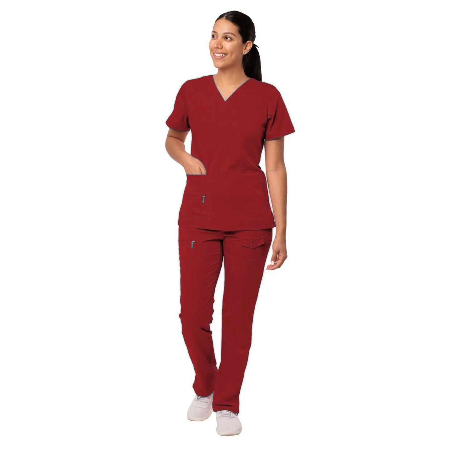 New Surgical Uniforms Woman Scrubs Medico Work Wear Top and Pants Sets Clinical Medical Suit Clothes for Doctor Nursing Uniform