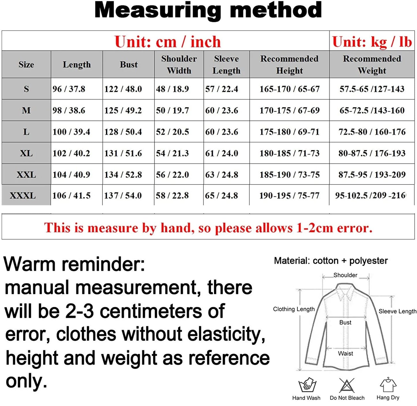 Heavy Duty Professional Scrubs White Lab Coat Long Sleeve Medical Uniform for Men Size M