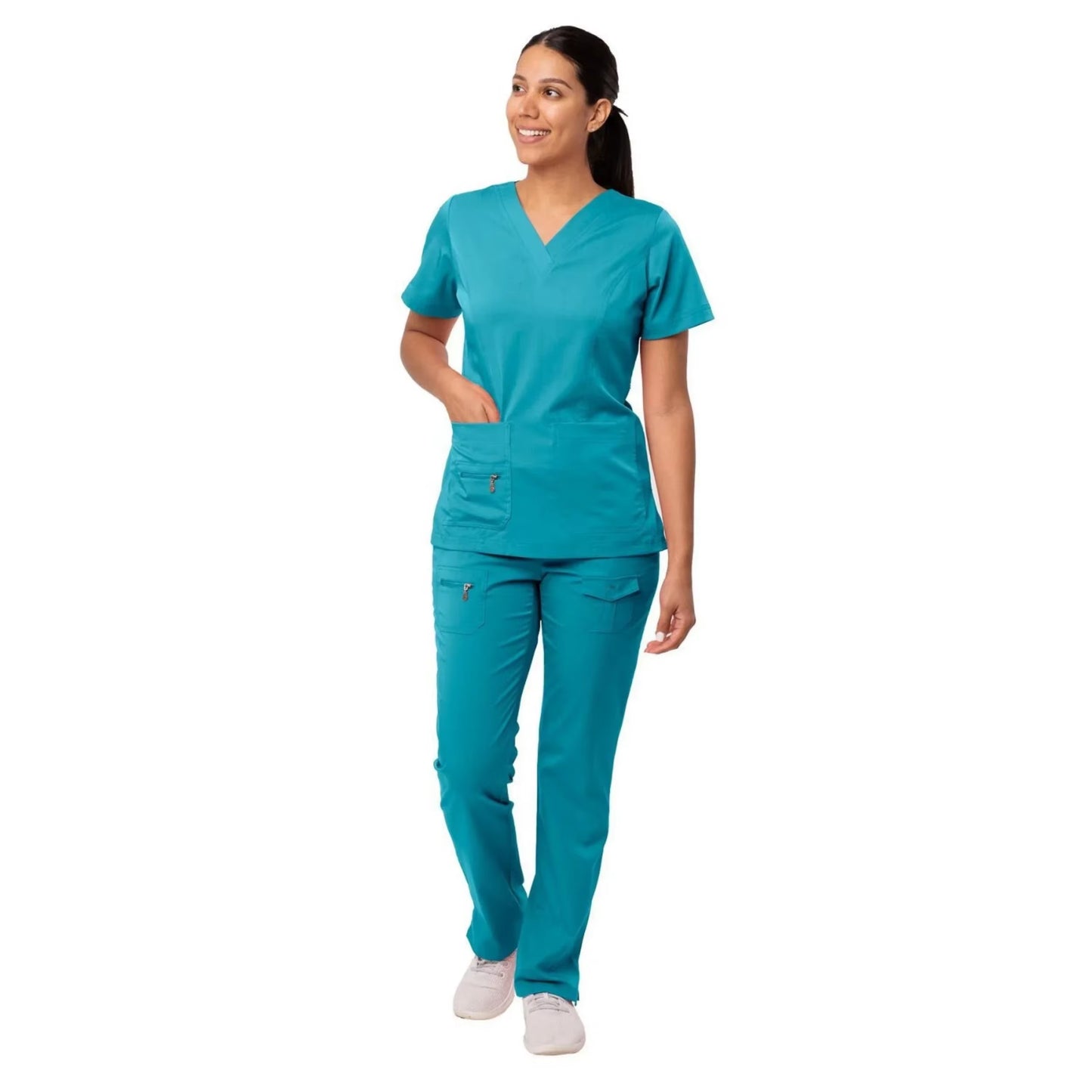 New Surgical Uniforms Woman Scrubs Medico Work Wear Top and Pants Sets Clinical Medical Suit Clothes for Doctor Nursing Uniform