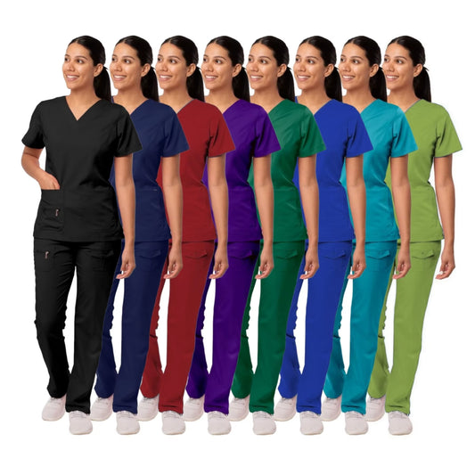 New Surgical Uniforms Woman Scrubs Medico Work Wear Top and Pants Sets Clinical Medical Suit Clothes for Doctor Nursing Uniform