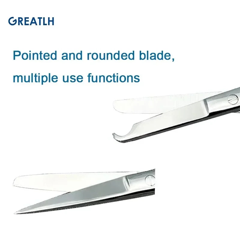 14/18Cm Remove Suture Scissors Stainless Steel Nurse Scissors Straight Curved Head Scissors Surgical Tools