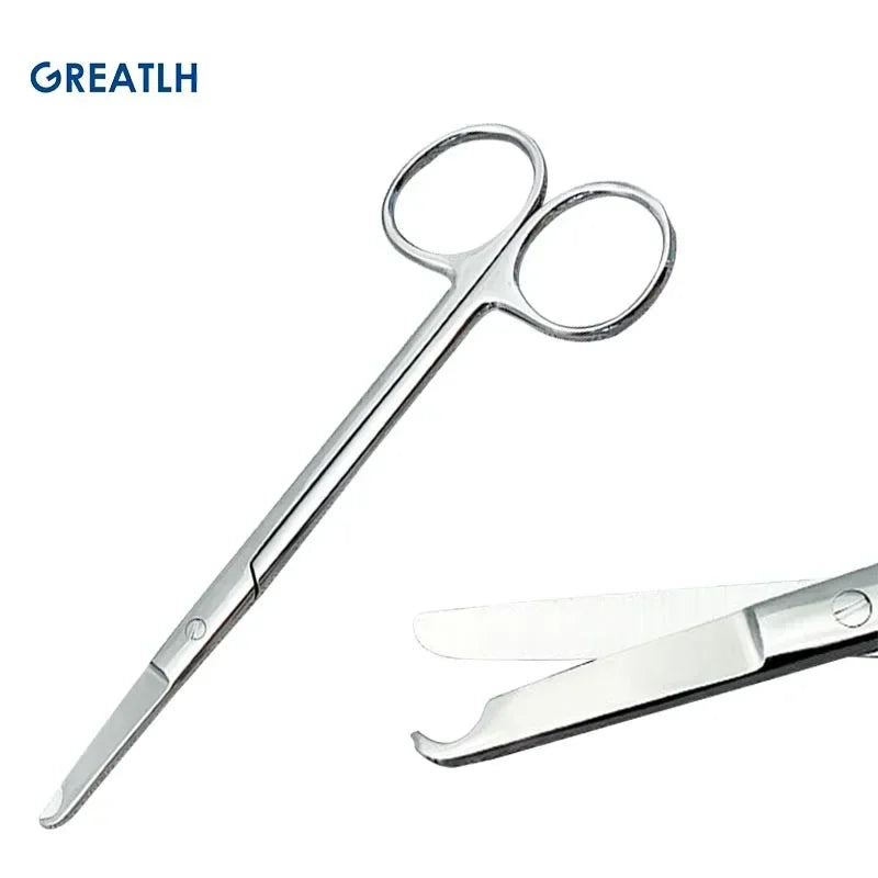 14/18Cm Remove Suture Scissors Stainless Steel Nurse Scissors Straight Curved Head Scissors Surgical Tools