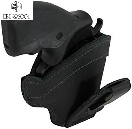 Barsony New Black Leather Tuckable IWB Holster for Snub Nose 2" 22 38 357 41 44 Revolvers