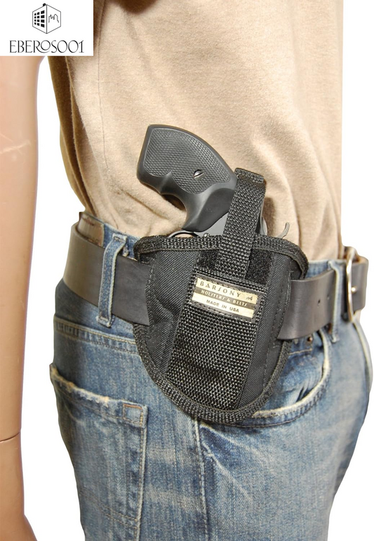 Barsony New 6 Position Ambidextrous Pancake Holster for 2" Snub Nose Revolvers
